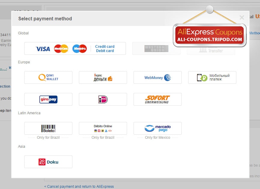 aliexpress kapıda ödeme