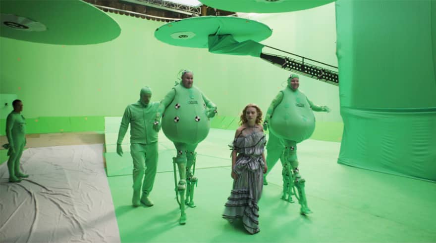  Alice In Wonderland kamera arkası