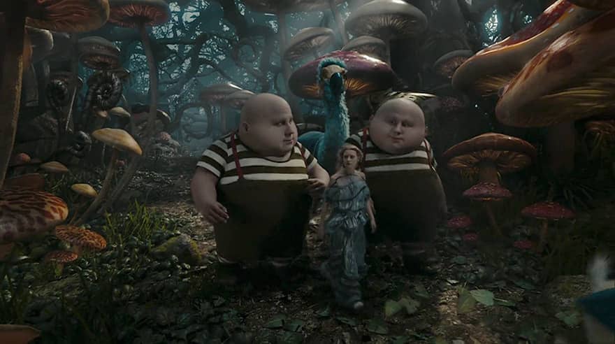  Alice In Wonderland kamera arkası
