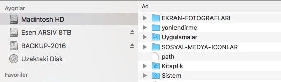 mac ekran görüntüsü yeri değiştirme