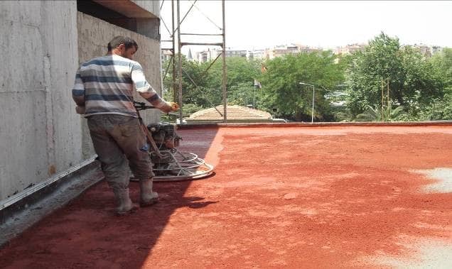 Yüzey sertleştirici madde uygulaması