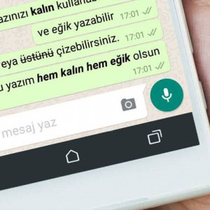 Whatsapp ta kalın ve italik yazı yazma