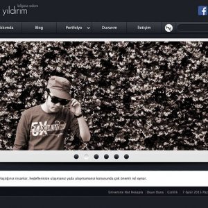 Yeni bir web sitesi, yeni seyler soylemek lazim