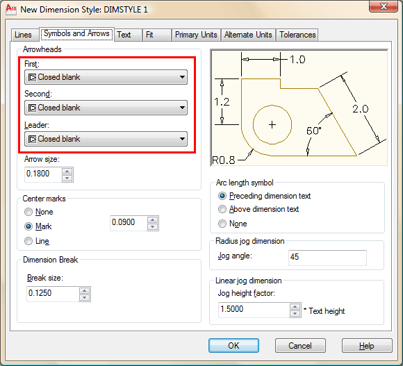 Dimension Styles Dimension Styles