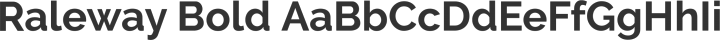 Raleway Bold free font