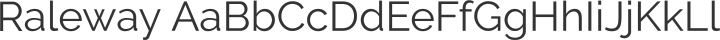 Raleway Regular free font